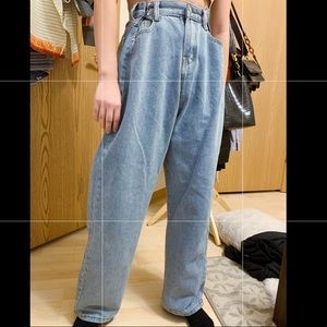 Button Buckle Pants